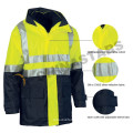 EN471 and ANSI/ISEA 107-2010 Class 3 Reflective Raincoat